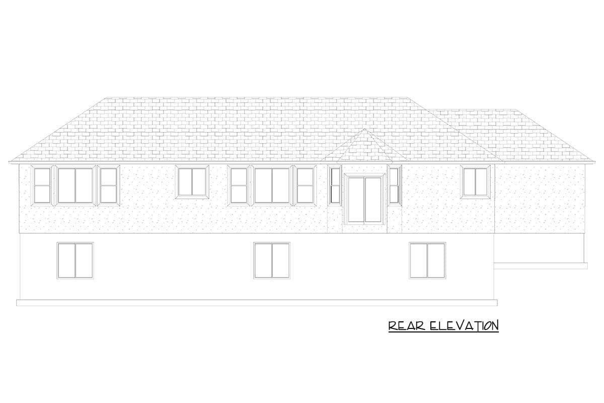 Plan 61697UT: Craftsman Ranch House Plan with 3-Car Garage and Home Office - Image #28 - Craftsman, Ranch, Traditional