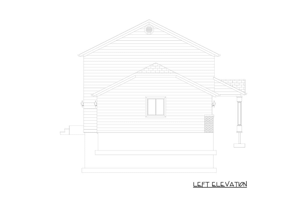 Plan 61698UT: Traditional House Plan with 3-5 Beds, Upstairs Master, and 2-Car Garage - Image #23 - Traditional