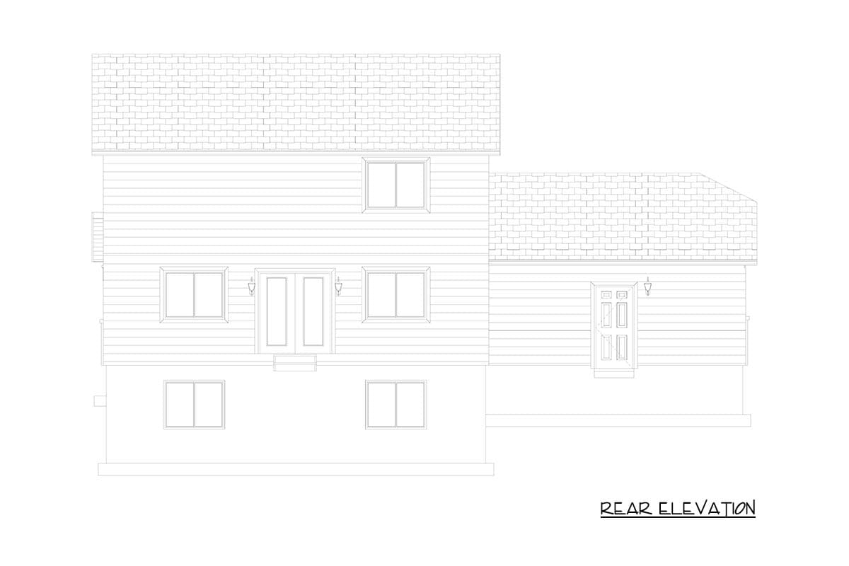 Plan 61698UT: Traditional House Plan with 3-5 Beds, Upstairs Master, and 2-Car Garage - Image #24 - Traditional