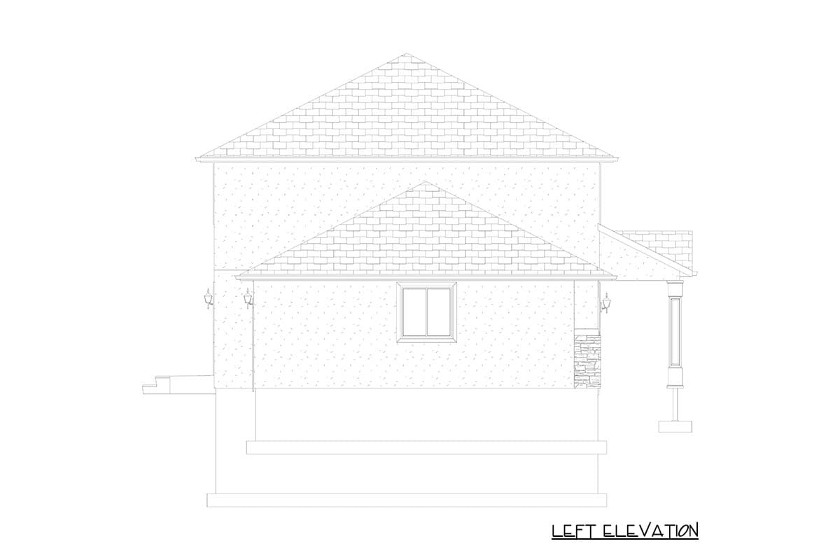 Plan 61699UT: Traditional Craftsman House Plan with Home Office and Expansive Porch - Image #23 - Craftsman, Traditional
