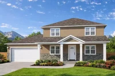 Traditional Craftsman House Plan with Home Office and Expansive Porch
