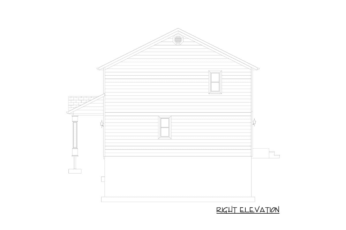 Plan 61700UT: Traditional House Plan with 3-5 Beds and Upstairs Master Suite - Image #25 - Traditional