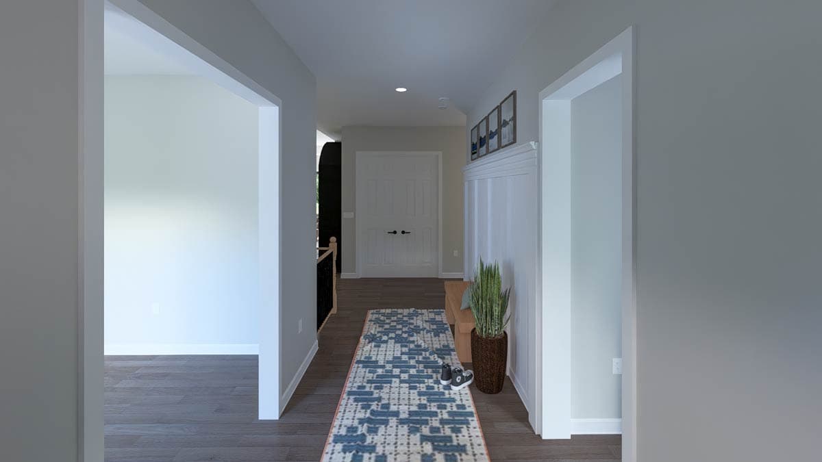 Plan 61701UT: Scandinavian Ranch Plan with Home Office and 3-Car Garage - Image #9 - Contemporary, Modern, Scandinavian