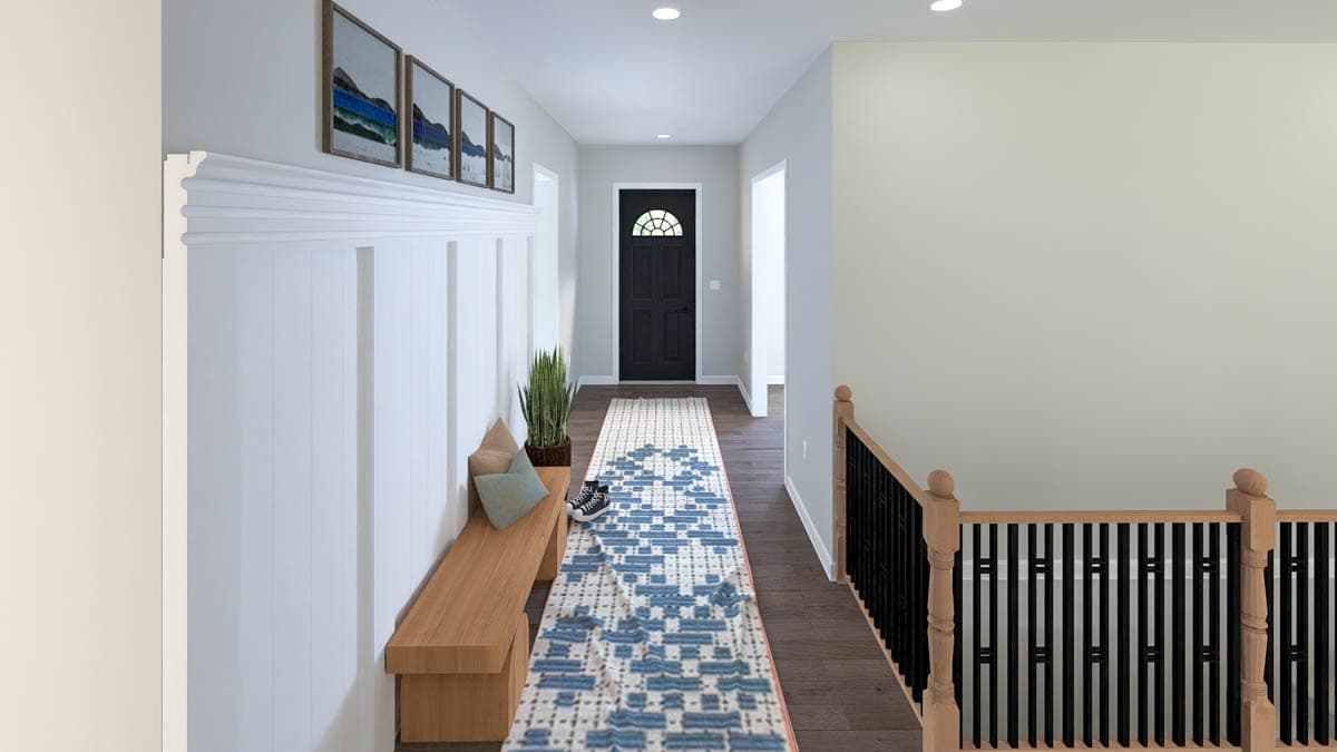 Plan 61701UT: Scandinavian Ranch Plan with Home Office and 3-Car Garage - Image #10 - Contemporary, Modern, Scandinavian