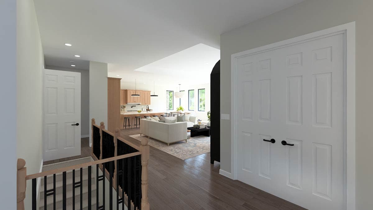 Plan 61701UT: Scandinavian Ranch Plan with Home Office and 3-Car Garage - Image #11 - Contemporary, Modern, Scandinavian