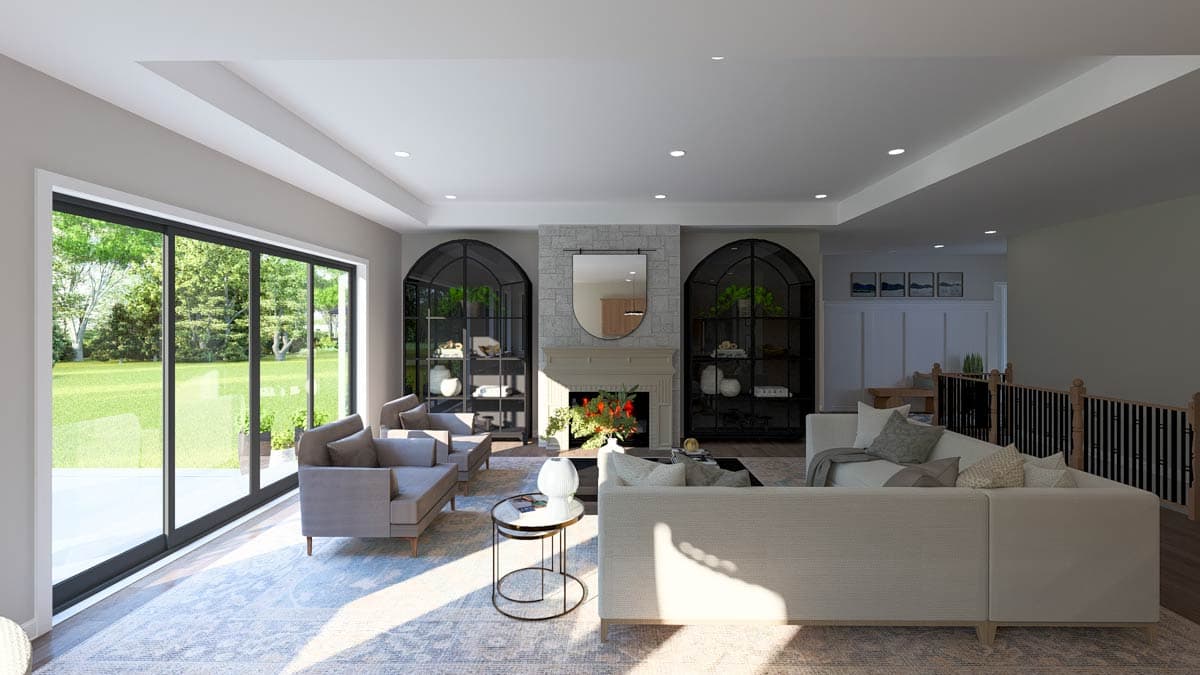 Plan 61701UT: Scandinavian Ranch Plan with Home Office and 3-Car Garage - Image #14 - Contemporary, Modern, Scandinavian