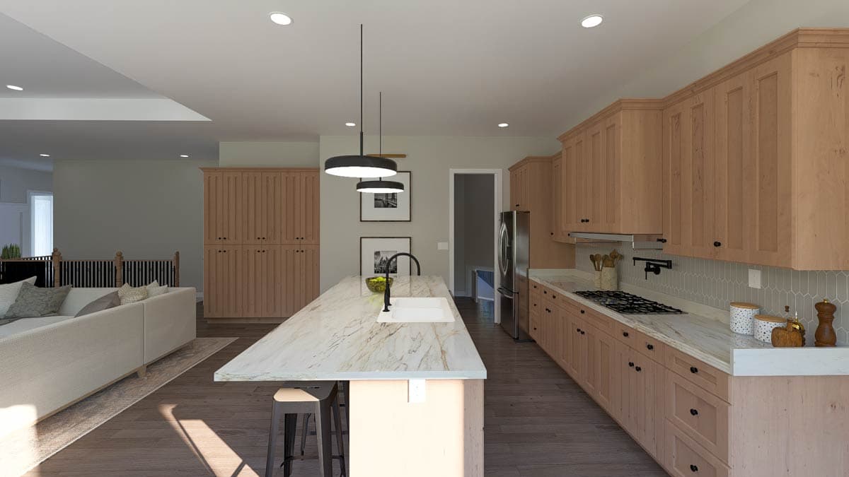 Plan 61701UT: Scandinavian Ranch Plan with Home Office and 3-Car Garage - Image #18 - Contemporary, Modern, Scandinavian