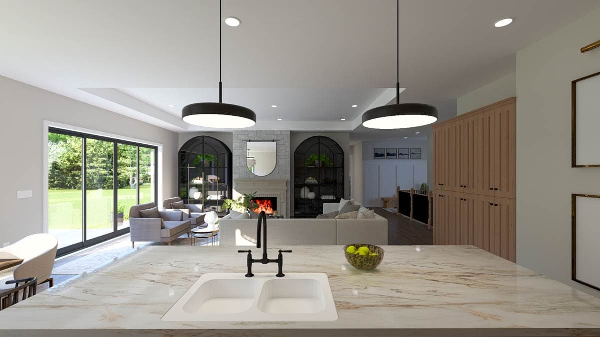 Plan 61701UT: Scandinavian Ranch Plan with Home Office and 3-Car Garage - Image #20 - Contemporary, Modern, Scandinavian