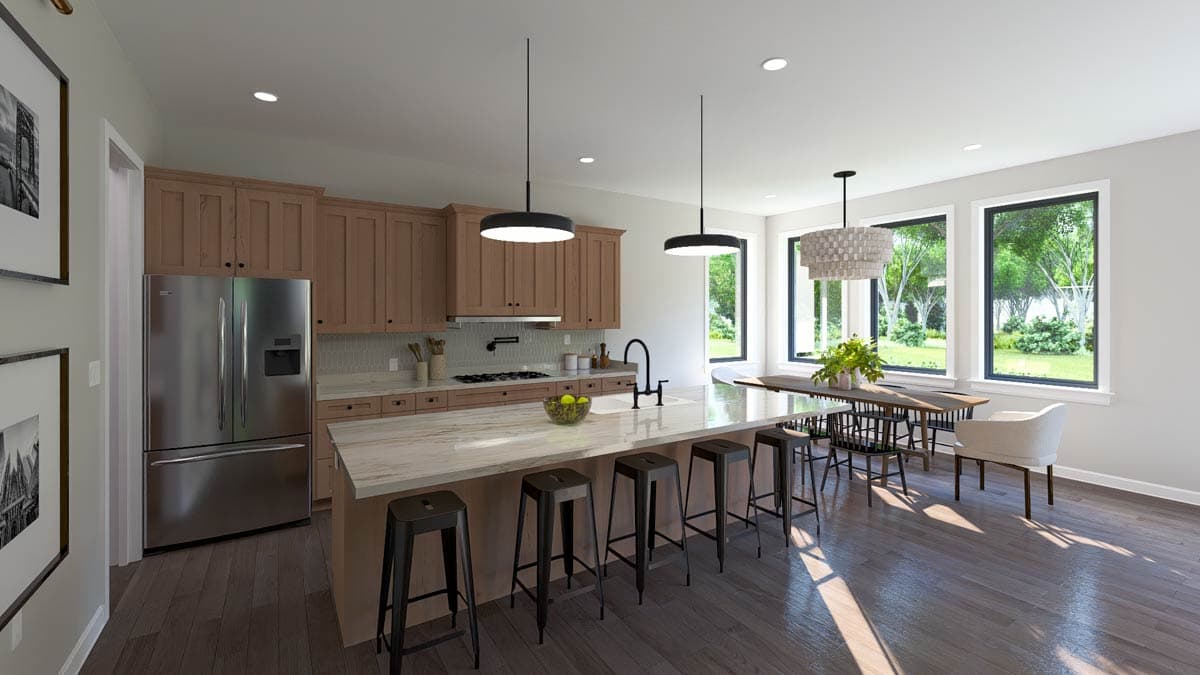 Plan 61701UT: Scandinavian Ranch Plan with Home Office and 3-Car Garage - Image #23 - Contemporary, Modern, Scandinavian
