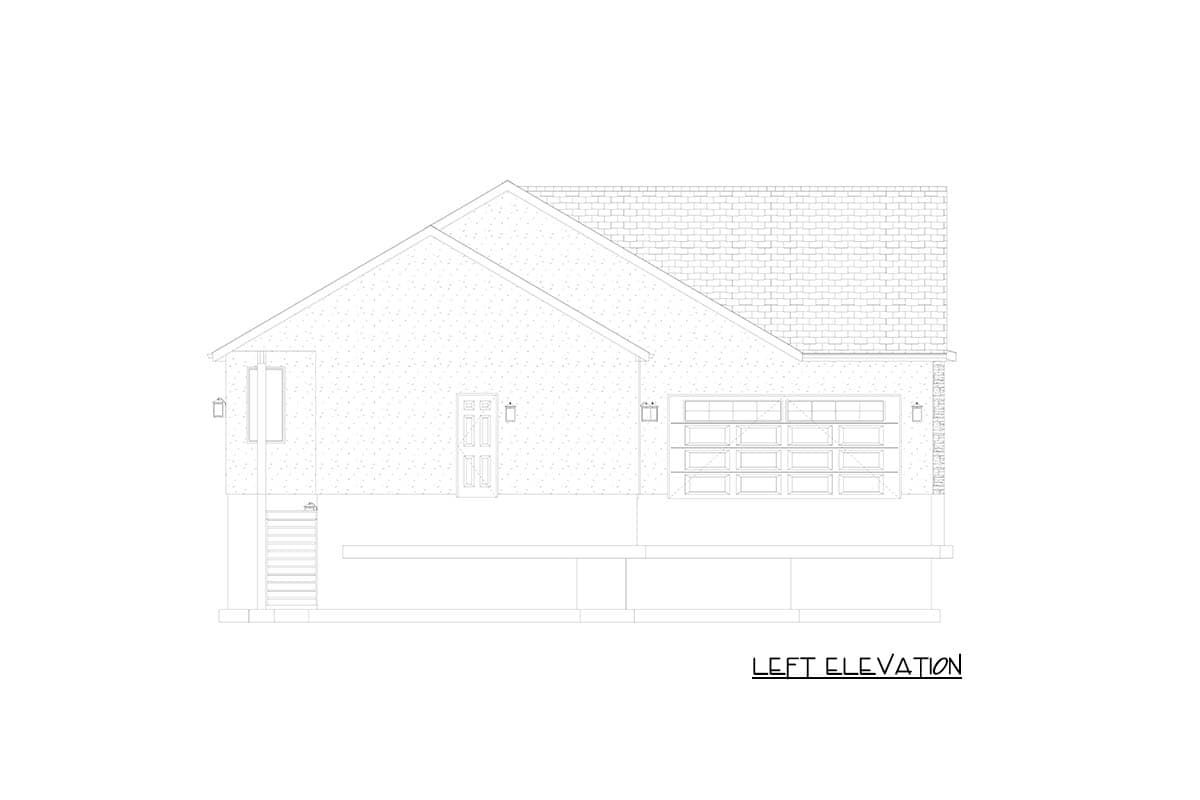 Plan 61701UT: Scandinavian Ranch Plan with Home Office and 3-Car Garage - Image #30 - Contemporary, Modern, Scandinavian