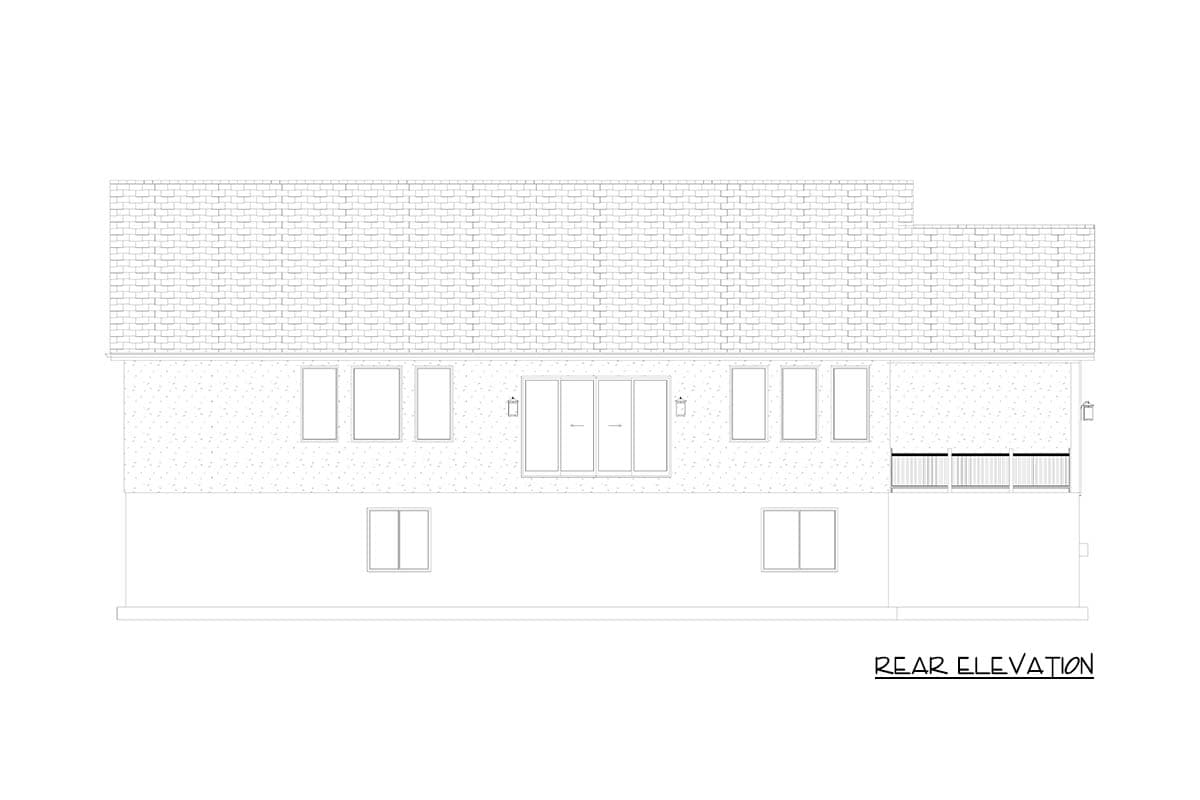 Plan 61701UT: Scandinavian Ranch Plan with Home Office and 3-Car Garage - Image #31 - Contemporary, Modern, Scandinavian
