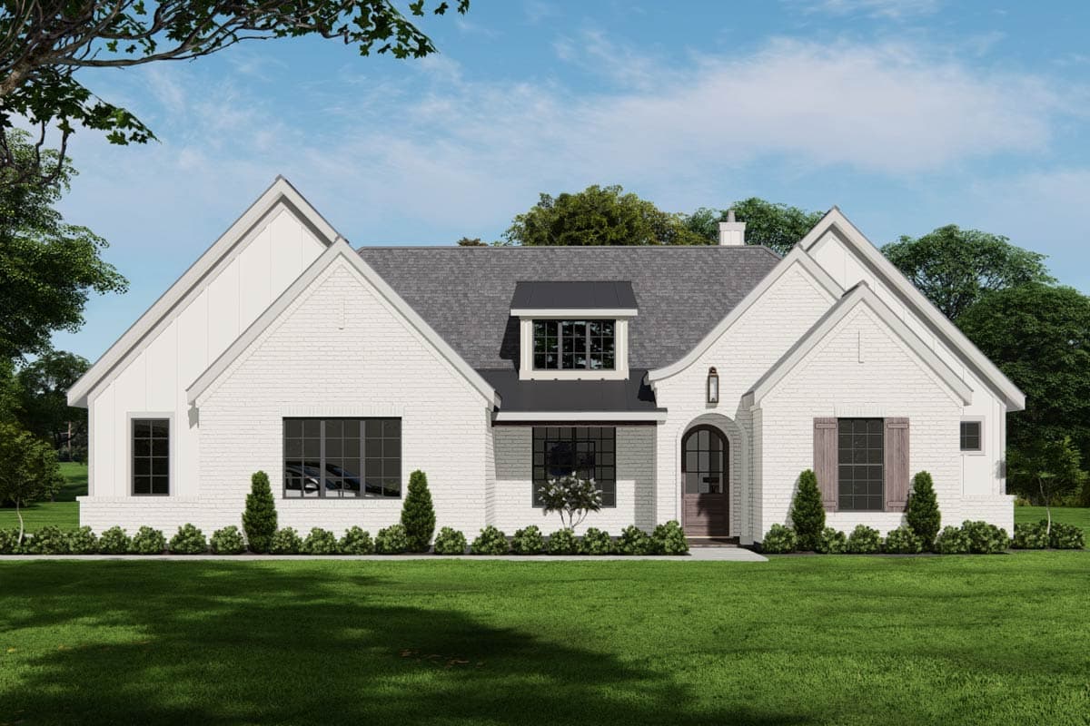 Plan image - 25453TF:Charming Traditional European Cottage House Plan with 3 Bedrooms and 2230 Square Feet