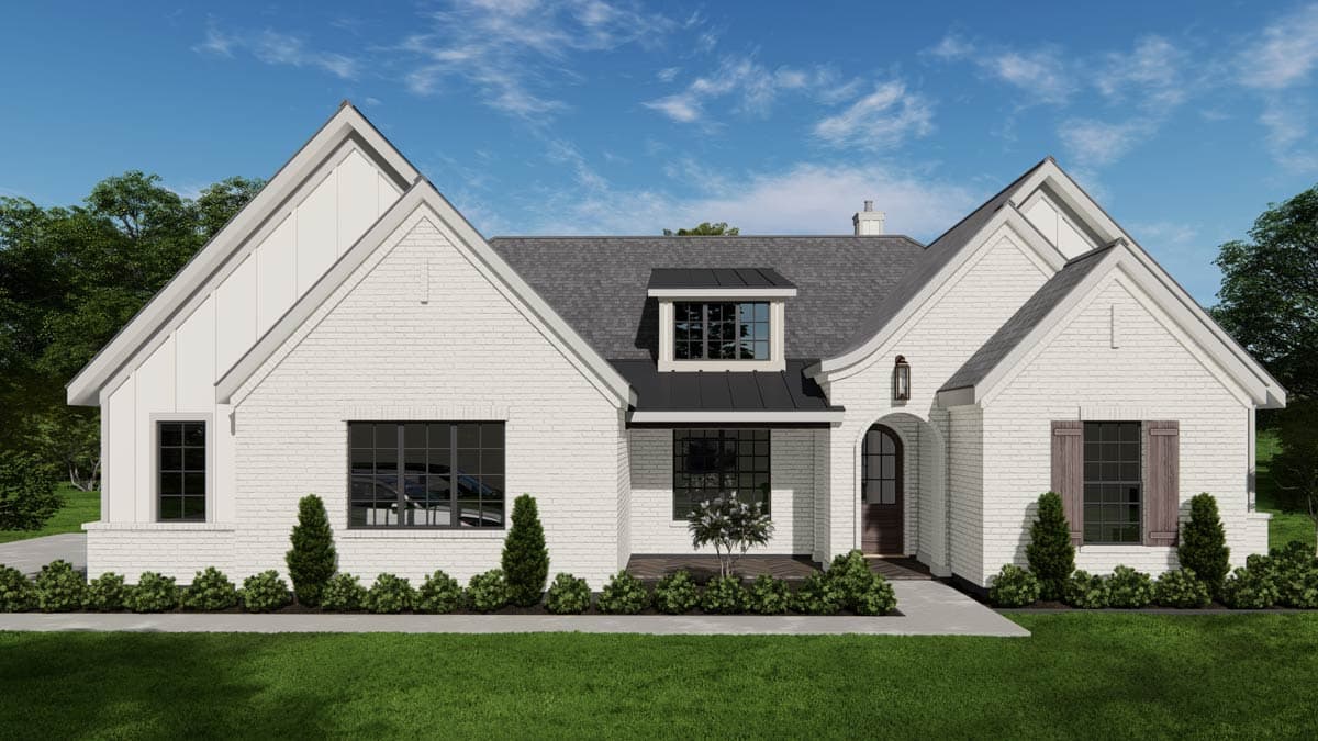 Plan 25453TF: Charming Traditional European Cottage House Plan with 3 Bedrooms and 2230 Square Feet - Image #3 - Colonial, Cottage, Country, European, Modern Farmhouse, Traditional
