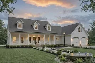 Modern Farmhouse House Plan with Split Bedrooms and Optional Bonus