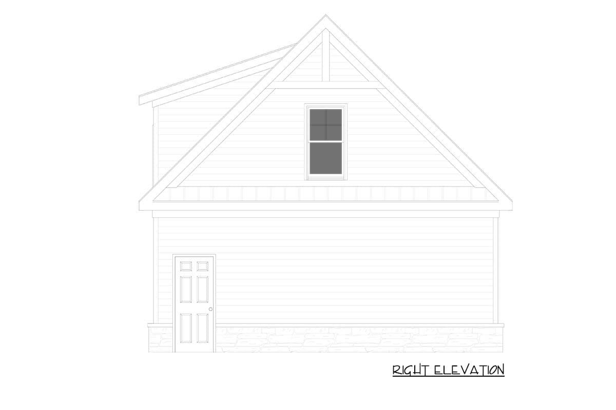 Plan 750018LDG: Modern Farmhouse 2-Car Garage Plan with Versatile Bonus Room - Image #7 - Carriage, Farmhouse, Modern Farmhouse