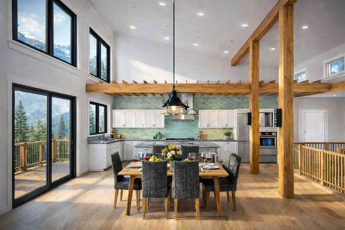 Plan 147055RML: Contemporary Modern House Plan with Upstairs Master Suite - Image #7 - Contemporary, Modern, Northwest