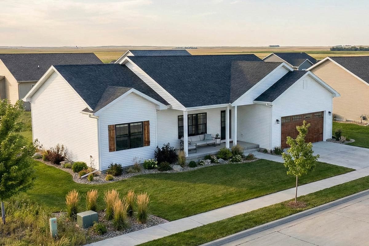 Plan 623597DJ: Ranch House Plan with Split Bedrooms and Main Level Laundry - Image #3 - Country, Ranch, Traditional