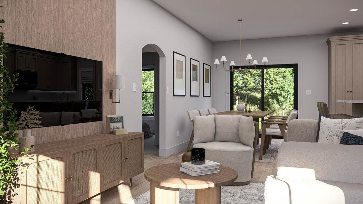 Plan 623597DJ: Ranch House Plan with Split Bedrooms and Main Level Laundry - Image #8 - Country, Ranch, Traditional