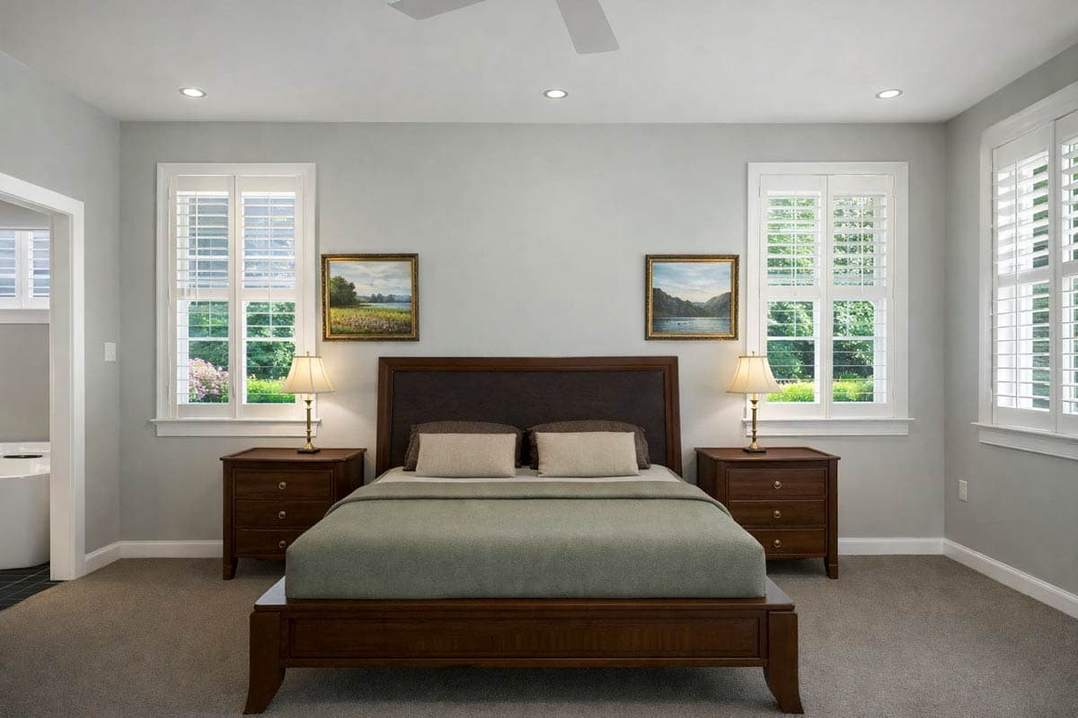 Plan 61702UT: Stately Traditional House Plan with Upstairs Owners Suite and Home Theater - Image #13 - Traditional