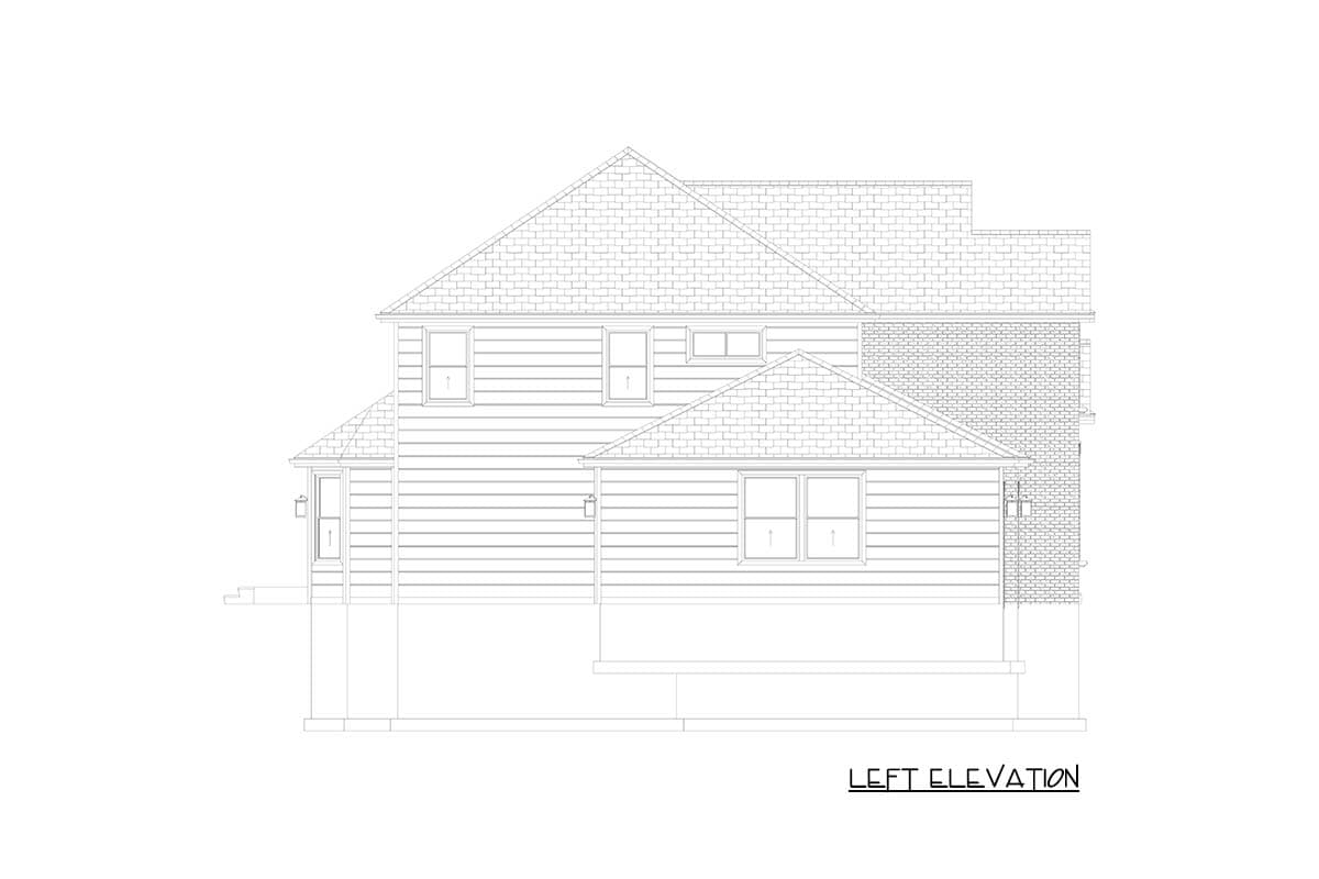 Plan 61702UT: Stately Traditional House Plan with Upstairs Owners Suite and Home Theater - Image #44 - Traditional