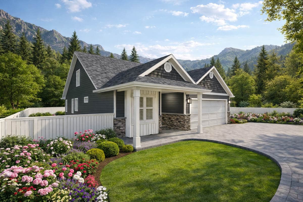 Plan 61704UT: Craftsman Ranch Plan with Main-Level Master and Flexible Loft Space - Image #7 - Craftsman, Ranch, Traditional