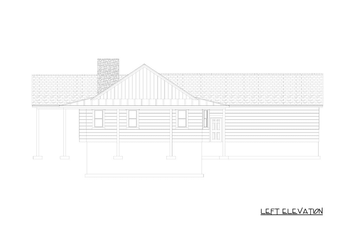 Plan 61705UT: Spacious 4-Bedroom Craftsman Ranch House Plan with Wrap-Around Porch - Image #25 - Craftsman, Ranch, Traditional