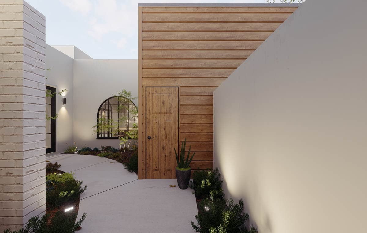 Plan 302014PSK: Modern Southwest Adobe House Plan with Split Bedrooms and Formal Dining - Image #11 - Adobe , Southwest, Spanish