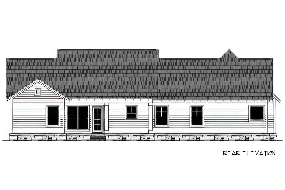 Plan 51363MM: Modern Farmhouse House Plan Featuring Three Bedrooms and Two-Car Garage - Image #2 - Country, Craftsman, Farmhouse, Modern Farmhouse