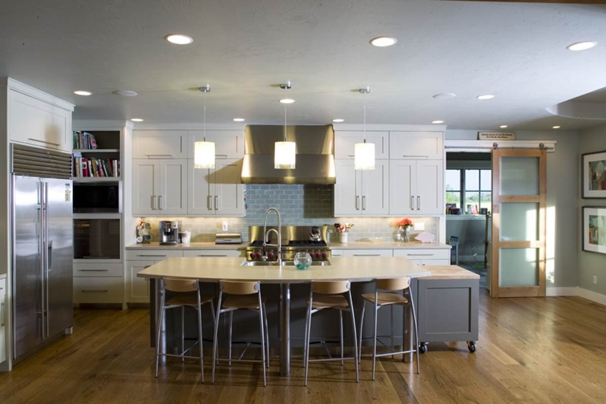 Plan 95351RW: Grand 4-Bedroom Modern Transitional House Plan with Two-Story Great Room - Image #11 - Modern, Transitional
