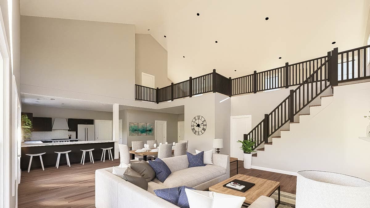 Plan 135412GRA: Modern Barndominium House Plan with RV Garage and Wrap-Around Porch - Image #12 - Barndominium, Country, Craftsman, New American