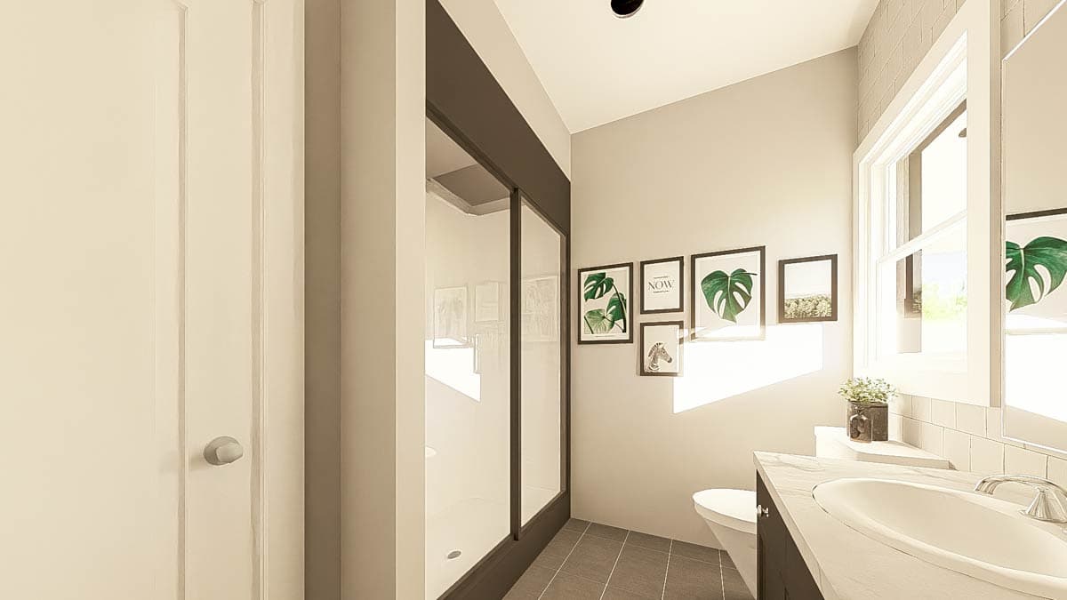 Plan 135412GRA: Modern Barndominium House Plan with RV Garage and Wrap-Around Porch - Image #15 - Barndominium, Country, Craftsman, New American