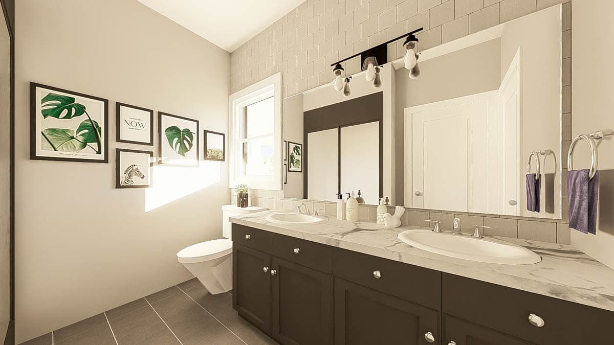 Plan 135412GRA: Modern Barndominium House Plan with RV Garage and Wrap-Around Porch - Image #16 - Barndominium, Country, Craftsman, New American