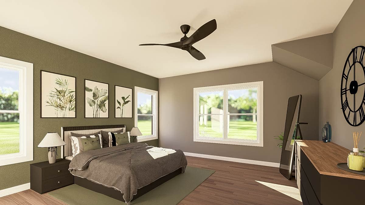 Plan 135412GRA: Modern Barndominium House Plan with RV Garage and Wrap-Around Porch - Image #17 - Barndominium, Country, Craftsman, New American