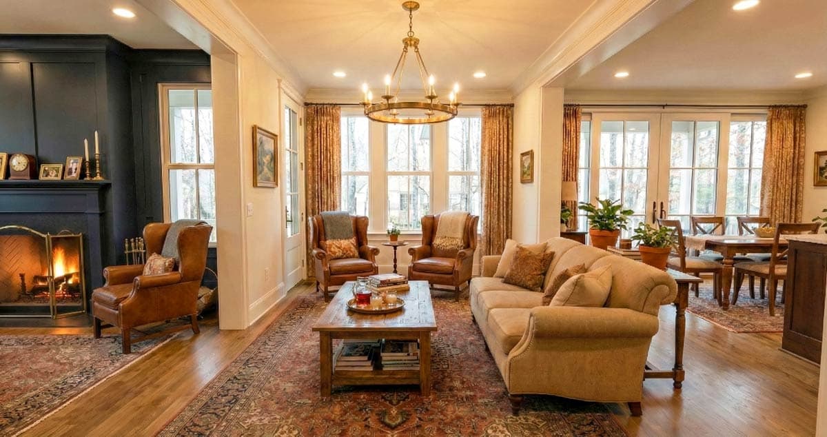 Plan 820012WSF: Craftsman House Plan with Wrap Around Porch and Outdoor Fireplace - Image #7 - Cottage, Country, Craftsman, Farmhouse, Southern Traditional, Traditional