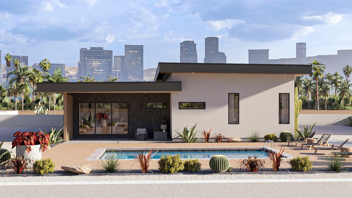 Plan 623599DJ: Modern 3-Bedroom House Plan with Open Concept Living and Main-Level Master - Image #6 - Modern, Prairie