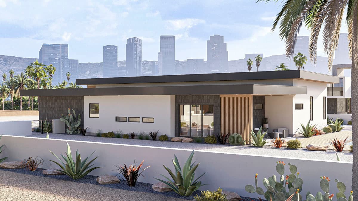 Plan 623599DJ: Modern 3-Bedroom House Plan with Open Concept Living and Main-Level Master - Image #7 - Modern, Prairie