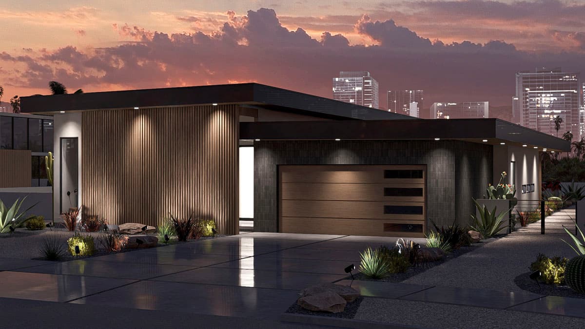 Plan 623599DJ: Modern 3-Bedroom House Plan with Open Concept Living and Main-Level Master - Image #8 - Modern, Prairie