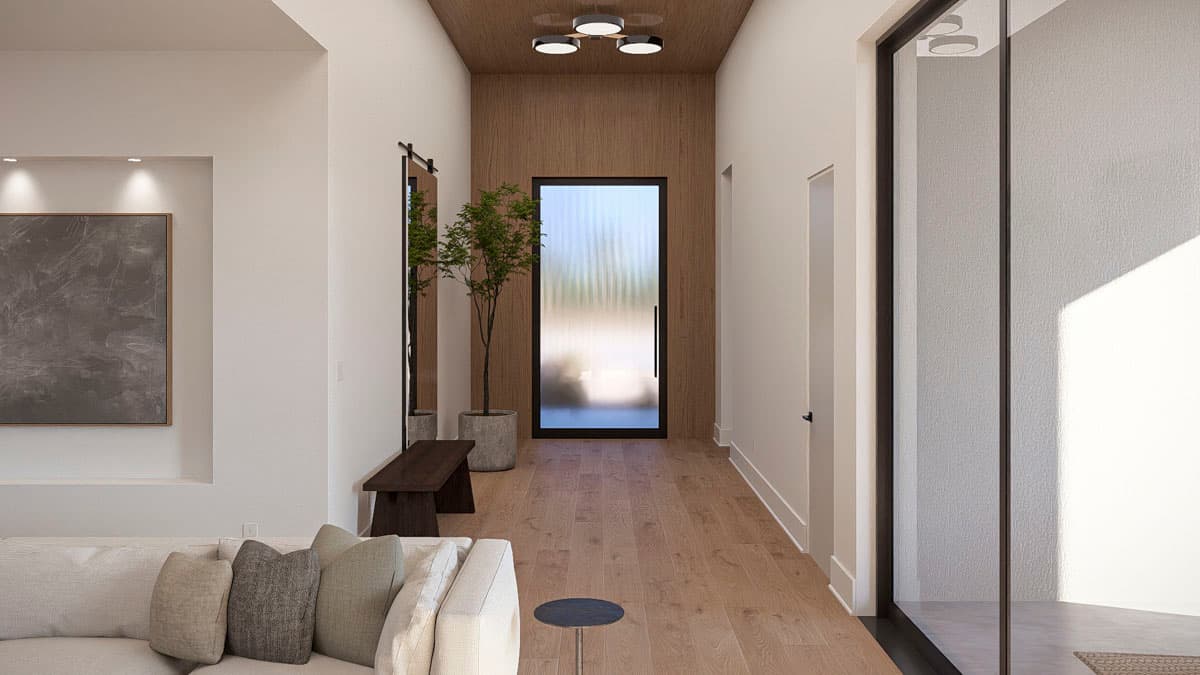 Plan 623599DJ: Modern 3-Bedroom House Plan with Open Concept Living and Main-Level Master - Image #9 - Modern, Prairie