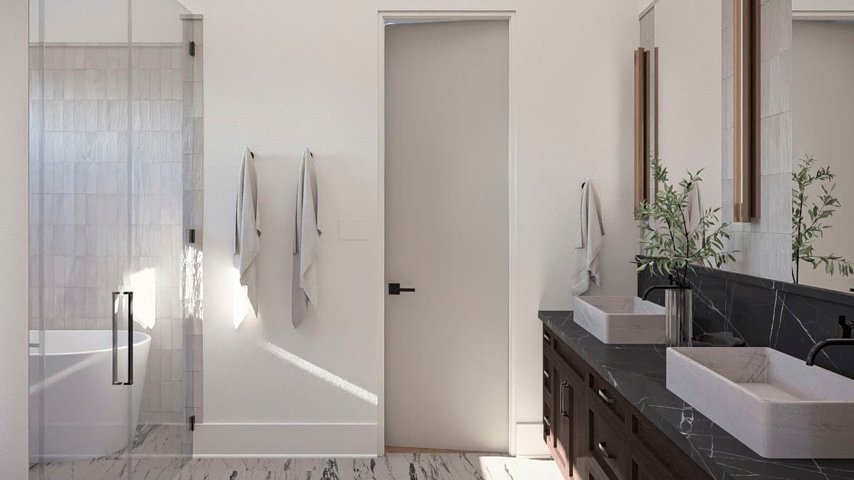 Plan 623599DJ: Modern 3-Bedroom House Plan with Open Concept Living and Main-Level Master - Image #17 - Modern, Prairie