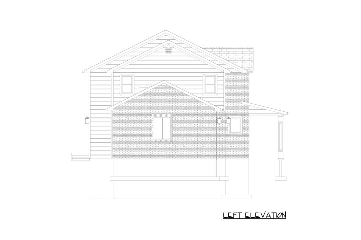 Plan 61711UT: Traditional 4-Bedroom House Plan with Home Office and Three-Car Garage - Image #34 - Traditional