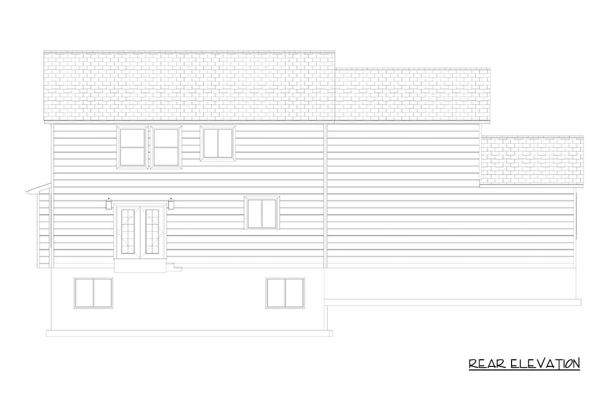 Plan 61711UT: Traditional 4-Bedroom House Plan with Home Office and Three-Car Garage - Image #35 - Traditional