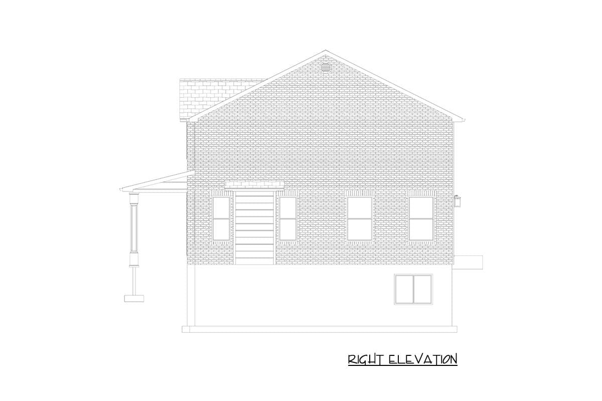Plan 61711UT: Traditional 4-Bedroom House Plan with Home Office and Three-Car Garage - Image #36 - Traditional