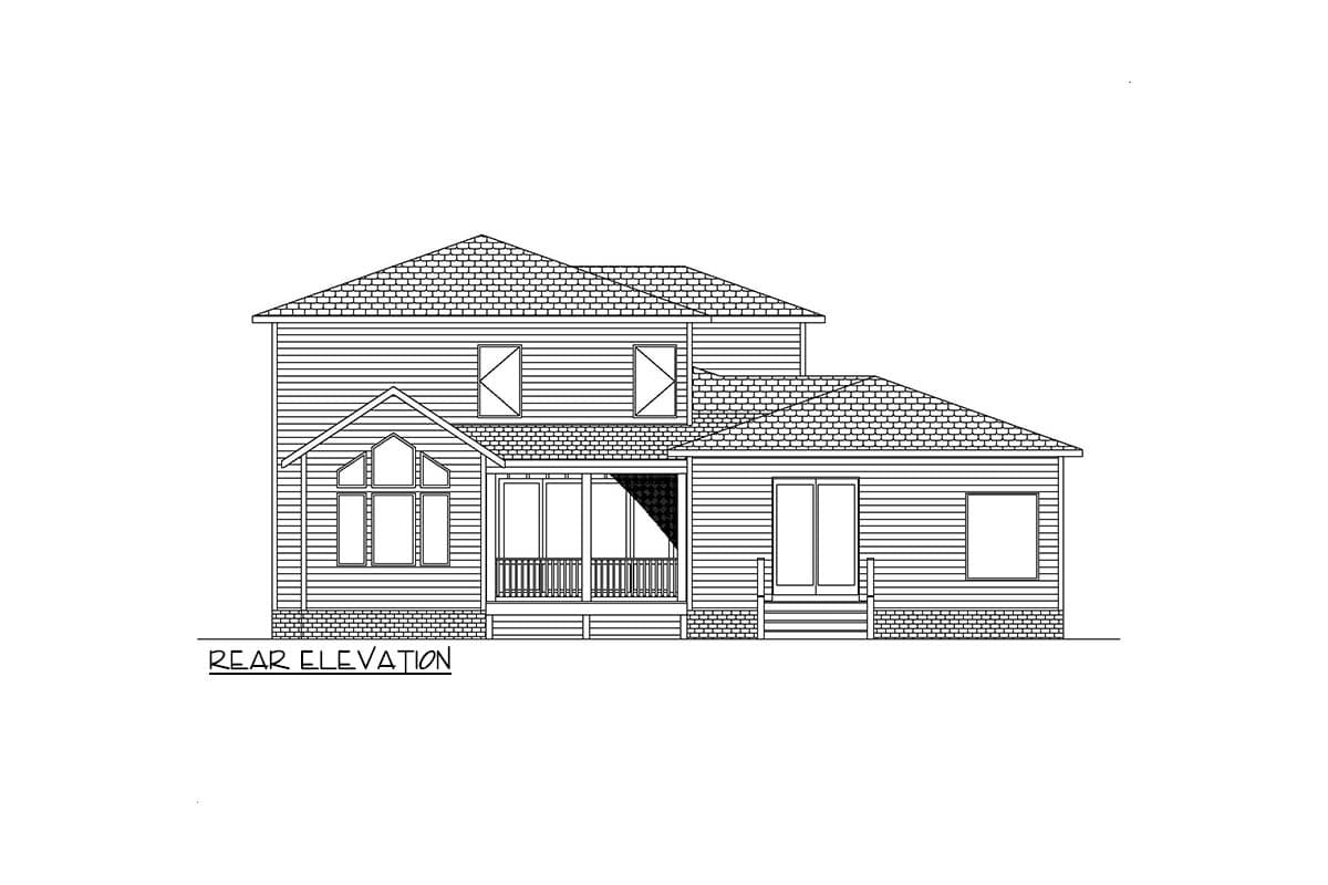 Plan 260032RVC: Contemporary 5-Bedroom House Plan with Main Level Master Suite and Flex Space - Image #18 - Contemporary, Craftsman, Modern, Northwest