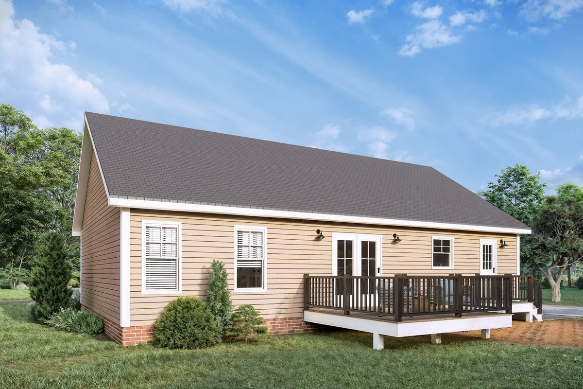 Plan 500095VV: Charming Craftsman Cottage House Plan with Split Beds and Butler Pantry - Image #7 - Cottage, Country, Craftsman, Ranch, Southern