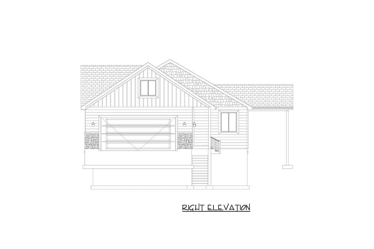 Plan 61716UT: Craftsman Ranch House Plan with Main Level Master and In-Law Suite Potential - Image #30 - Craftsman, Ranch, Traditional