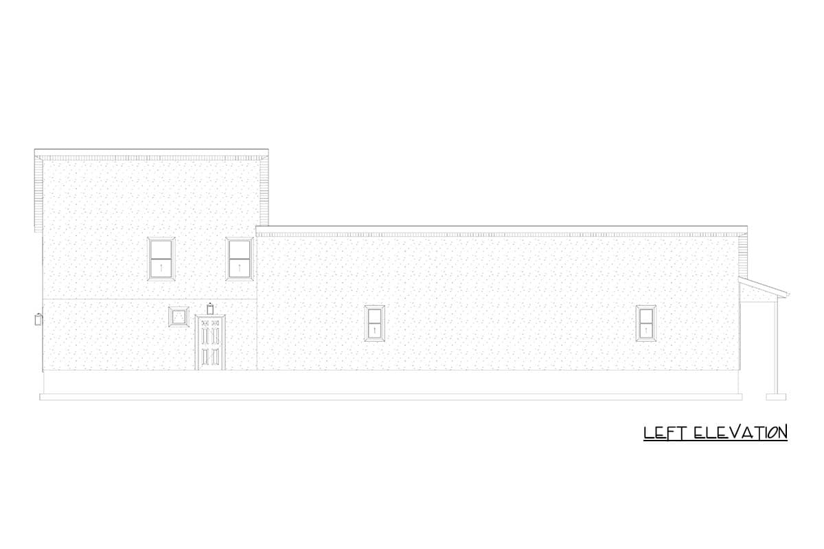 Plan 61717UT: Sleek Modern House Plan with First Floor Master and Attached 2-Car Garage - Image #19 - Contemporary, Modern