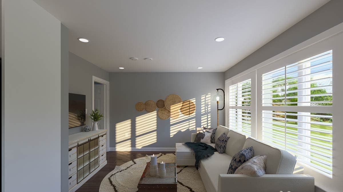 Plan 61718UT: Versatile Traditional ADU House Plan with 2-Car Garage and Upstairs Master Suite - Image #7 - Traditional