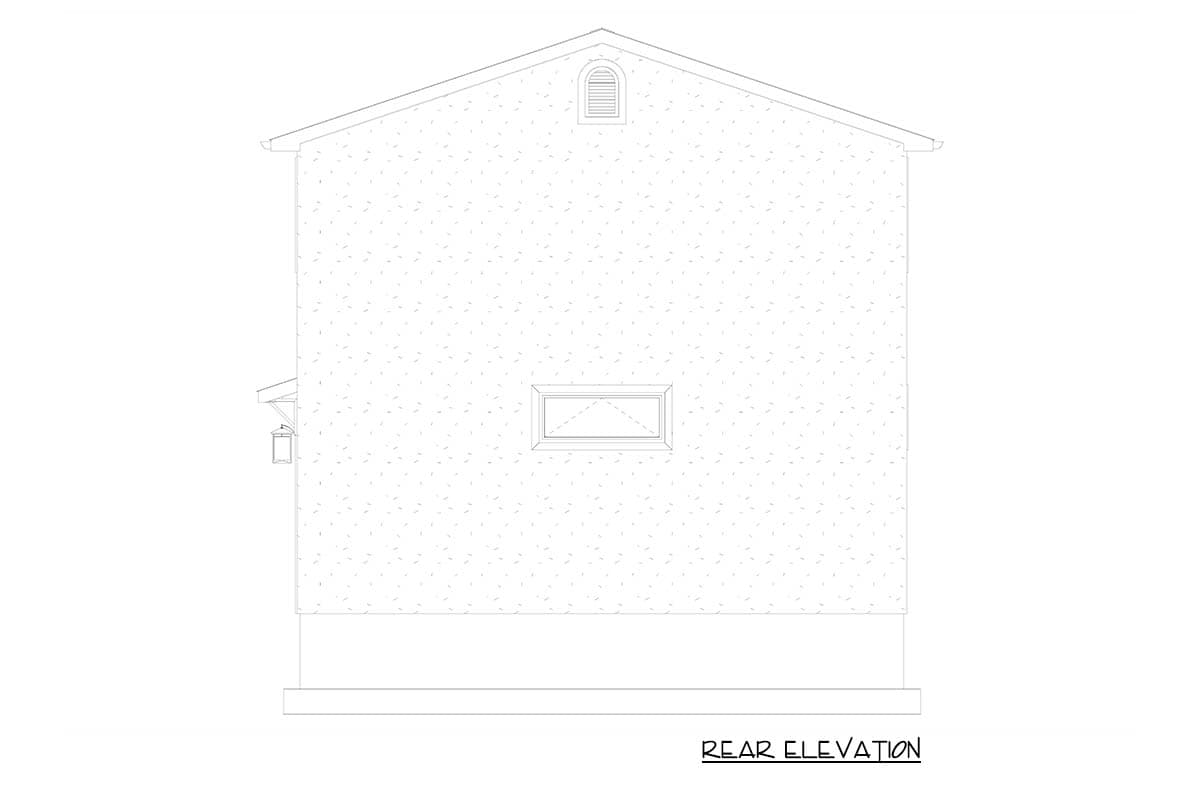 Plan 61718UT: Versatile Traditional ADU House Plan with 2-Car Garage and Upstairs Master Suite - Image #11 - Traditional