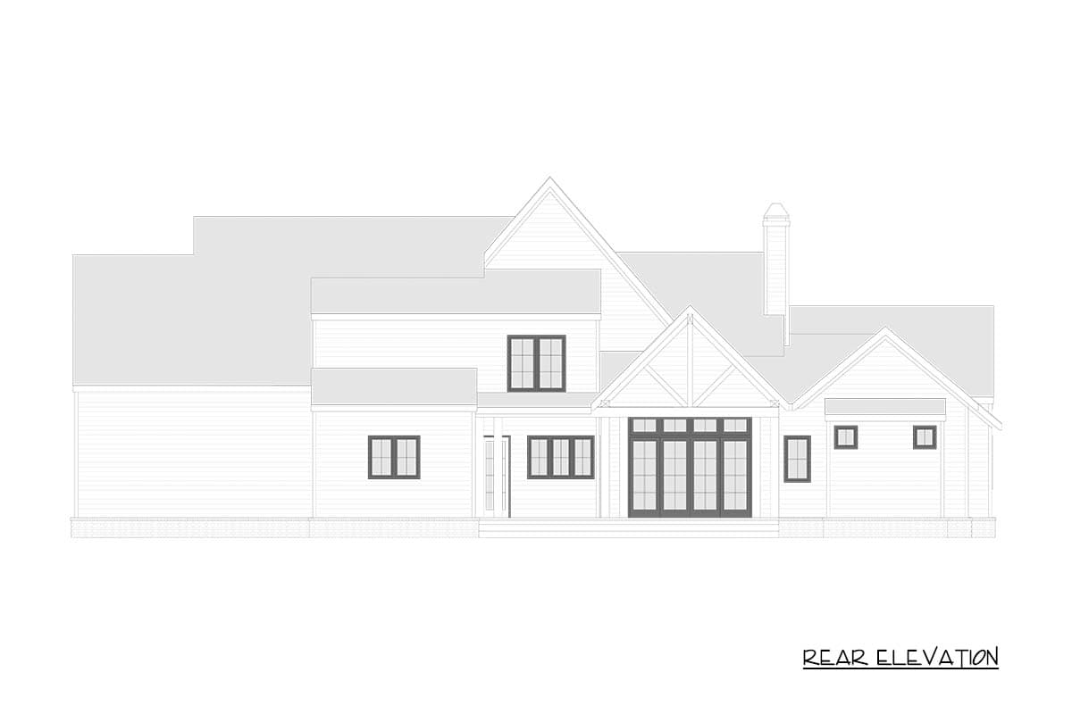 Plan 750024LDG: 5-Bed European Modern Farmhouse Plan with Scullery and Playroom - Image #9 - European, Modern Farmhouse, Transitional