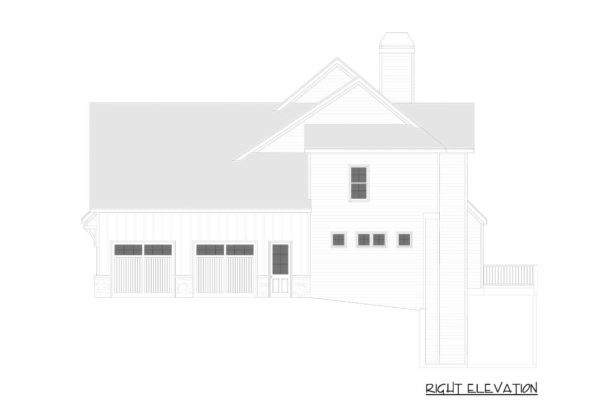 Plan 750028LDG: Modern Tudor House Plan with Keeping Room and Study - Image #10 - New American, Traditional, Tudor
